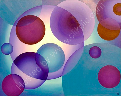 Bubbles in Blue I